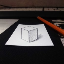 Как рисовать 3D рисунки на бумаге карандашом